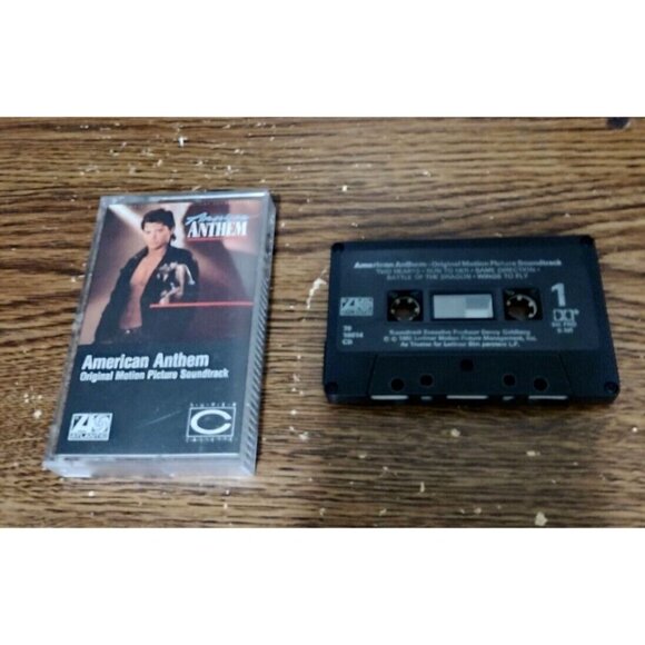 American Anthem Original Motion Picture Soundtrack on cassette (Atlantic, 1986) - Picture 1 of 4